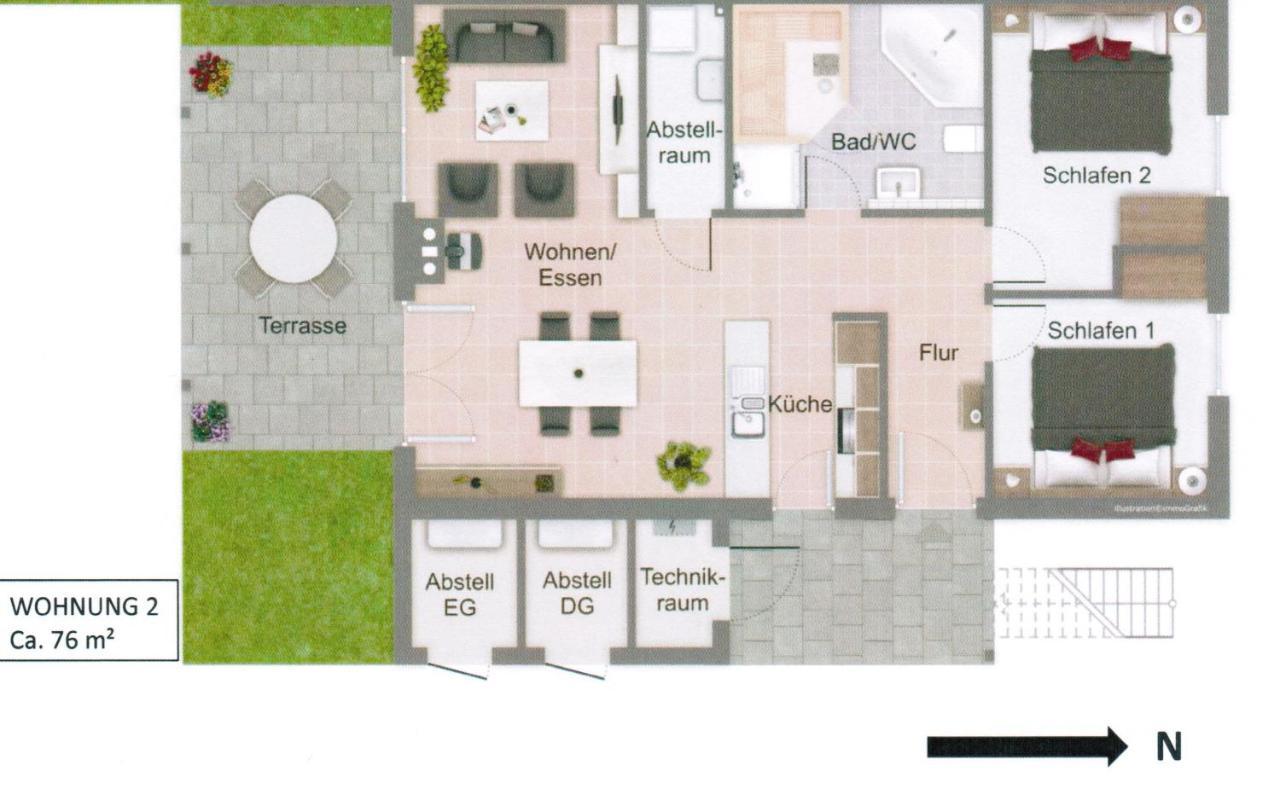 5*Ferienwohnung Seeblick 2 文迪施里茨 外观 照片